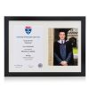 Degree certificate and photo frame