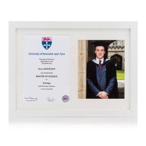 Degree certificate and photo frame